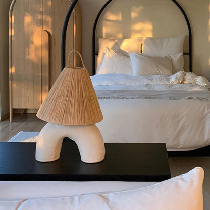 Bright Table Lamp with Strong Base and Energy Saving Light