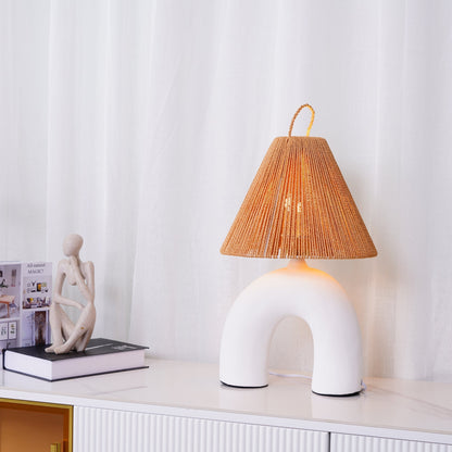 Bright Table Lamp with Strong Base and Energy Saving Light