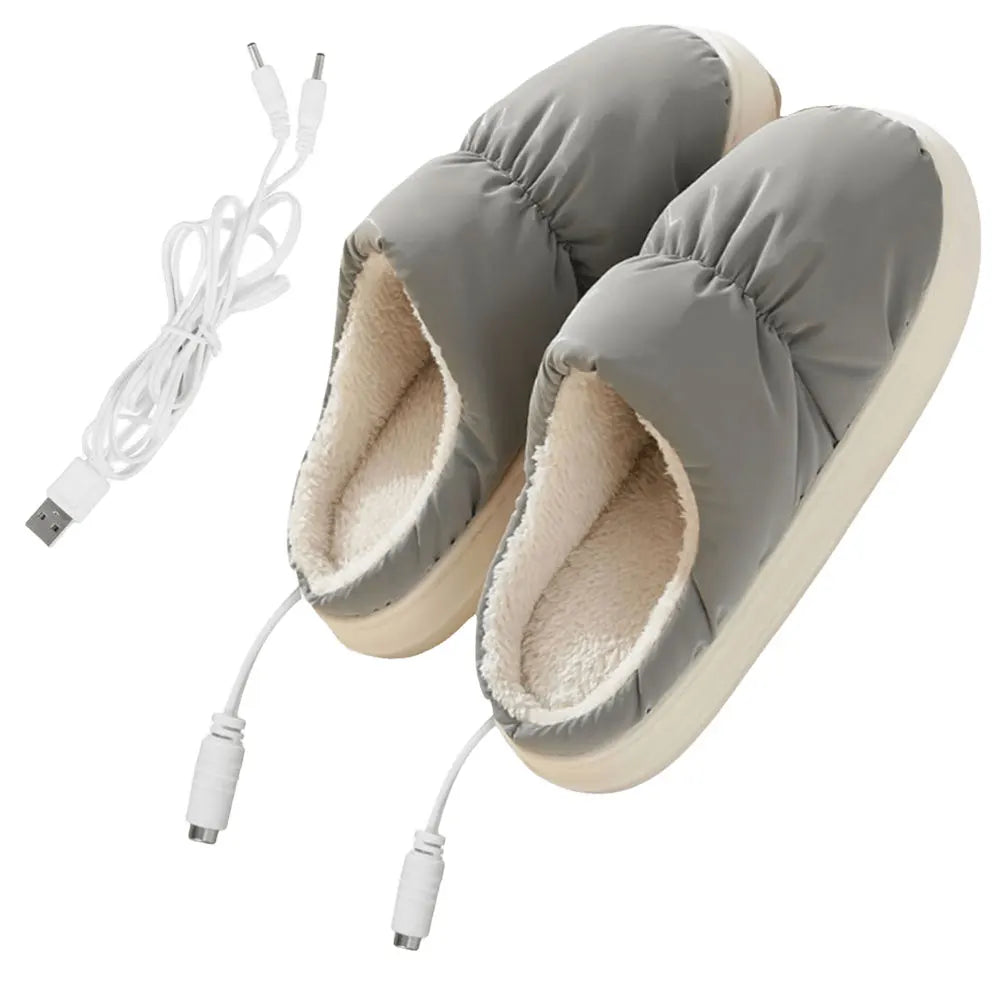 SoftHeat Electric Heated Slippers for Cold Winter Feet
