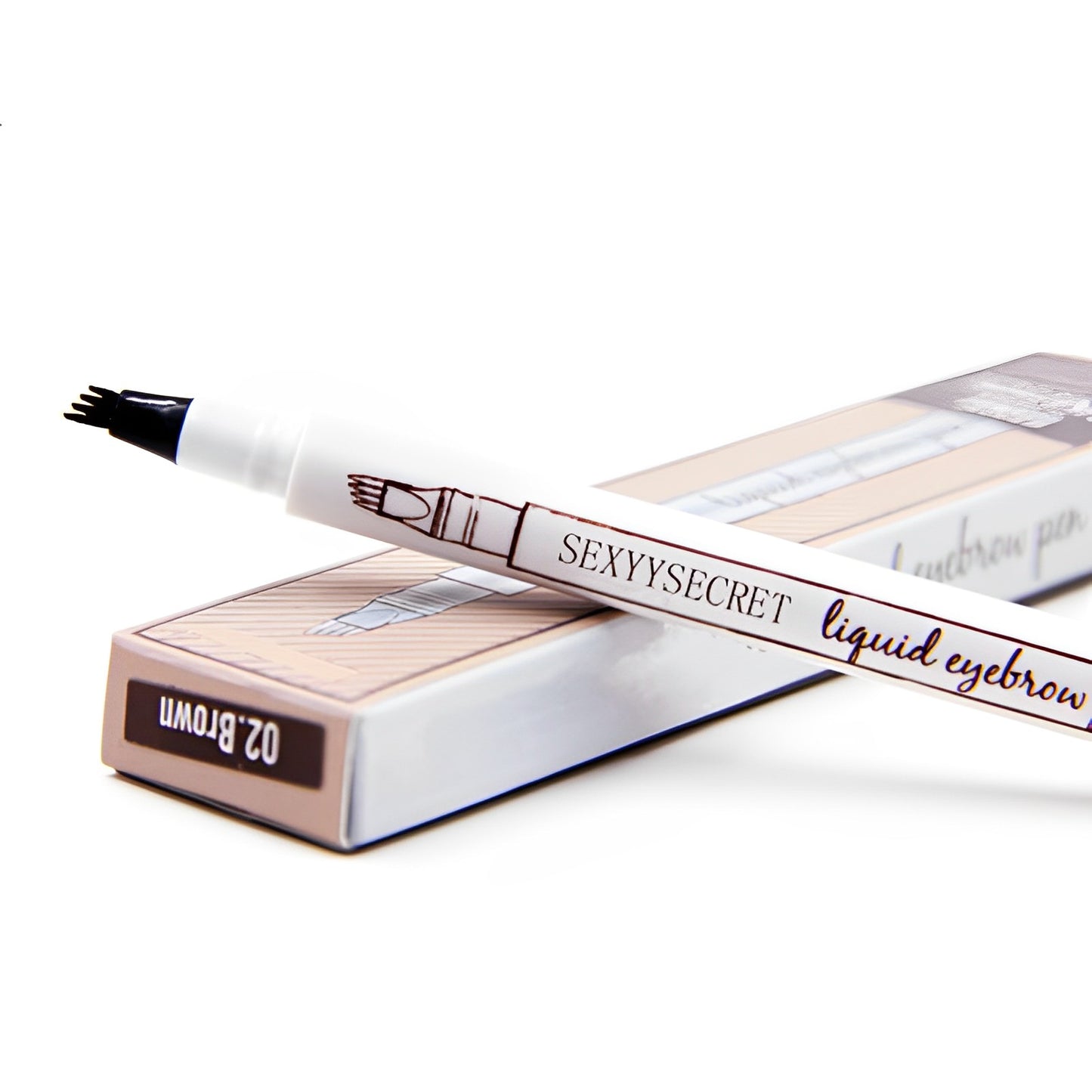 4 Pcs/ 4 Fork Eyebrow Pencil