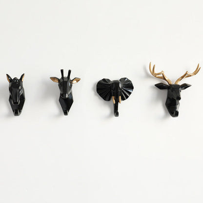 Cute Wooden Animal Wall Hooks for Home Decor - Glamry
