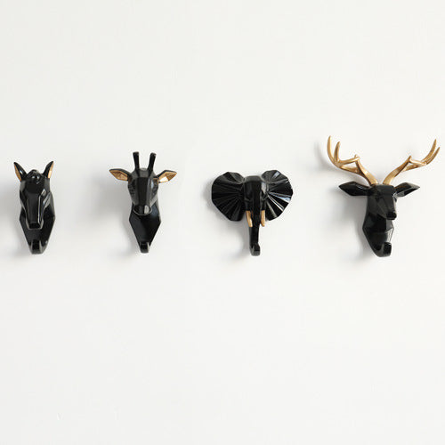 Cute Wooden Animal Wall Hooks for Home Decor - Glamry