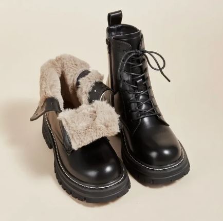 Warm Insulated Snow Boots for Women with Grip Soles - Glamry
