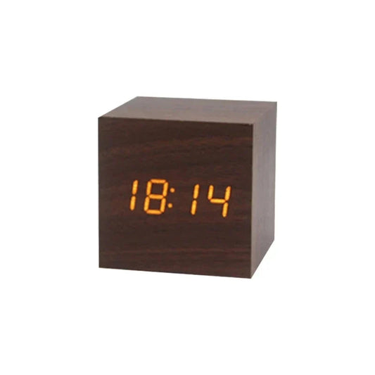 Sleek Digital Alarm Clock with Temperature Display - Glamry