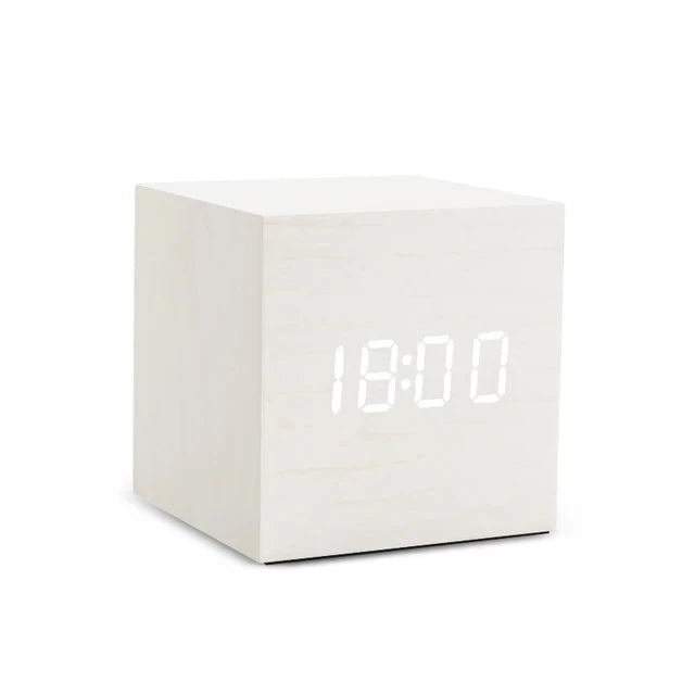 Sleek Digital Alarm Clock with Temperature Display