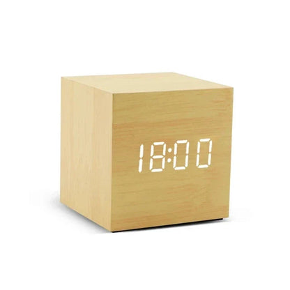 Sleek Digital Alarm Clock with Temperature Display