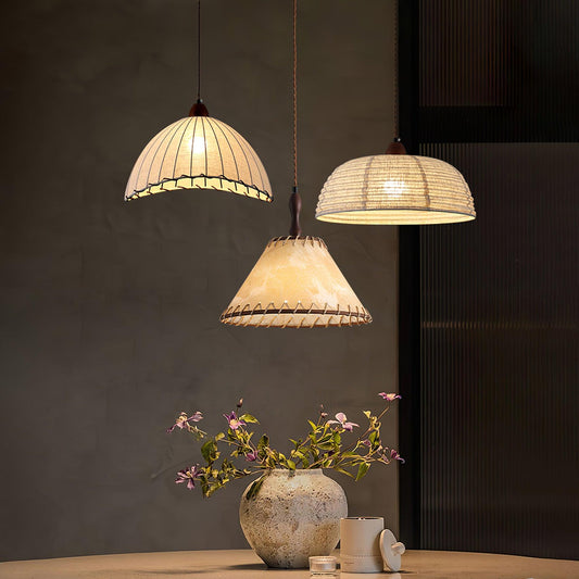 Rustic Wooden Pendant Lamp - Glamry