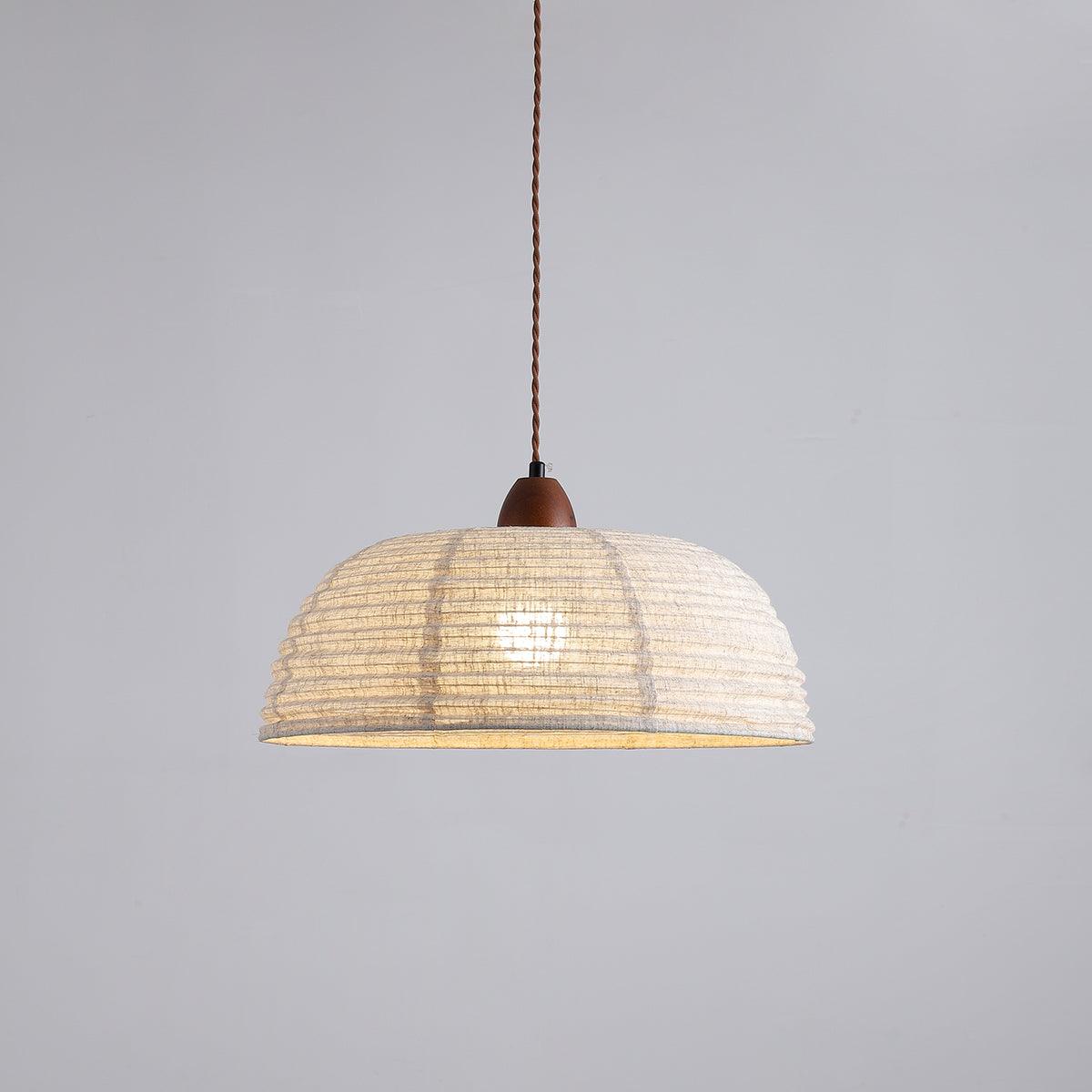 Rustic Wooden Pendant Lamp