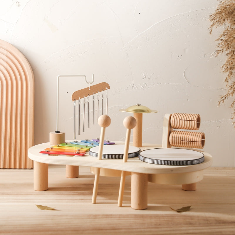 Fun Kids Drum Set Music Table - Glamry