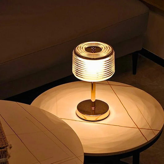 Stylish Round LED Desk Lamp - Glamry