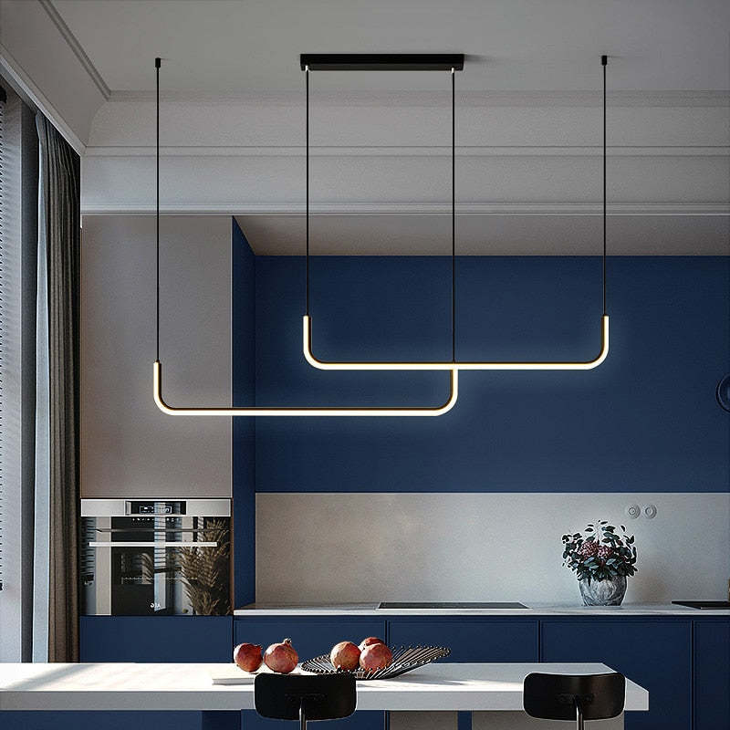 Modern Glass LED Hanging Lamp
