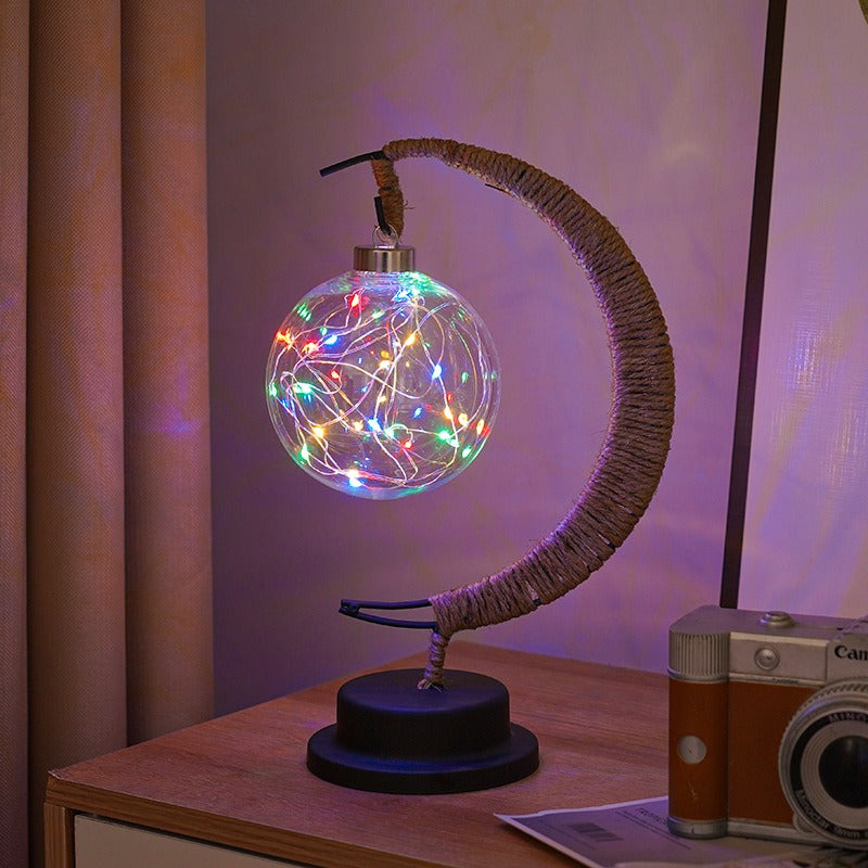 Soft Moon Glass Table Lamp