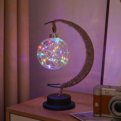 Soft Moon Glass Table Lamp