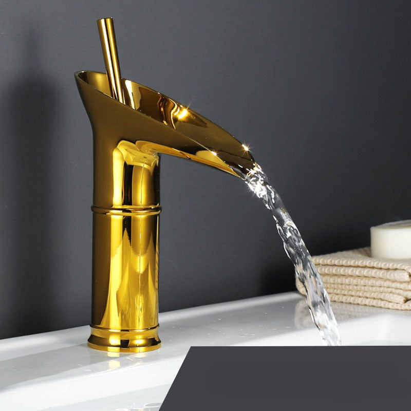 Classic Cascade Bathroom Sink Faucet