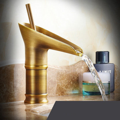 Classic Cascade Bathroom Sink Faucet