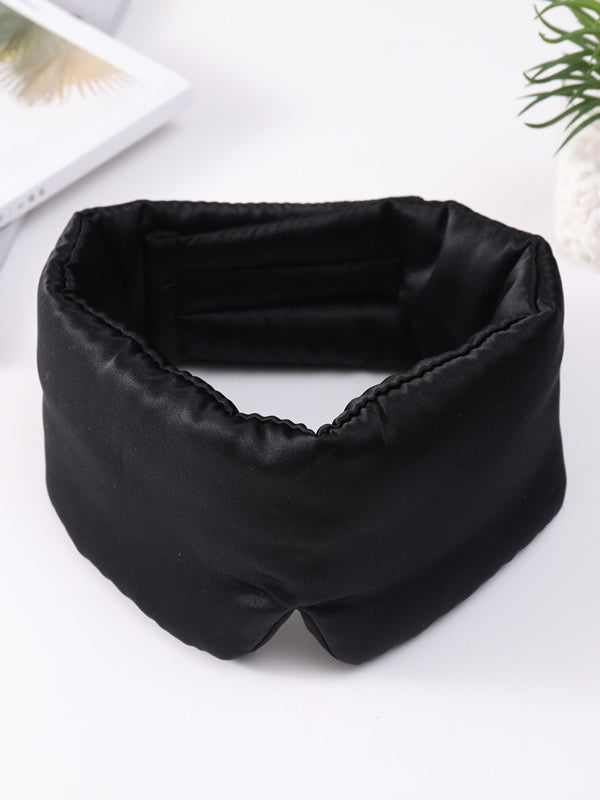 Soft Silk Sleep Mask with Pretty Floral Design - Glamry