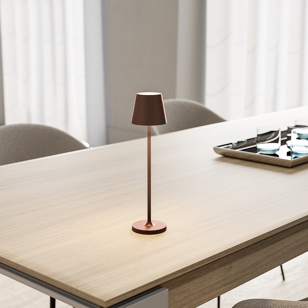 Compact LED Table Lamp with Touch Control