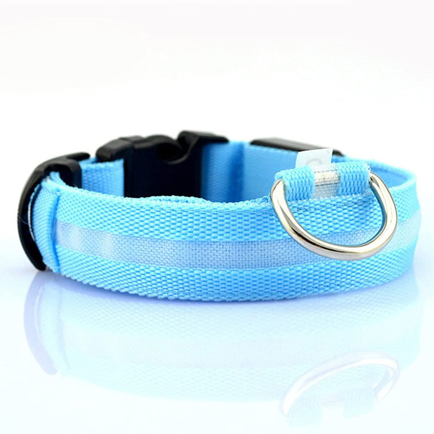 Glowing Rechargeable Pet Collar with LED Light - Glamry