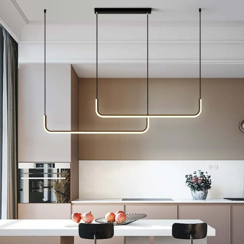 Modern Glass LED Hanging Lamp - Glamry