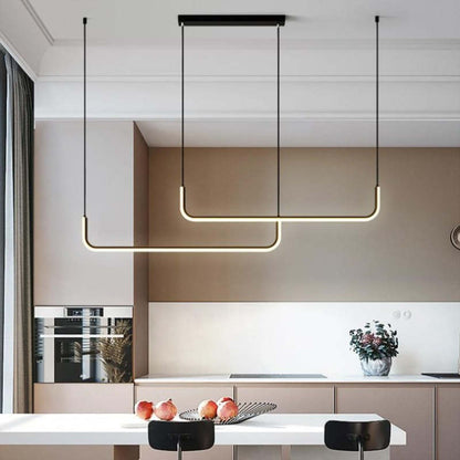 Modern Glass LED Hanging Lamp - Glamry