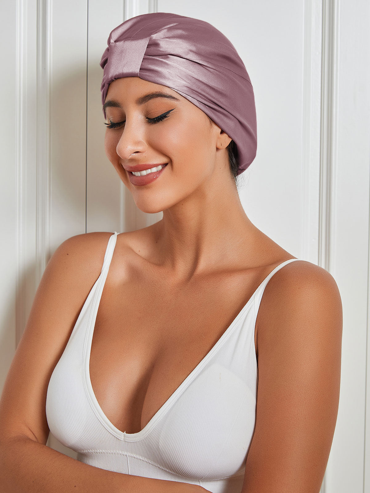 Soft Silk Double Layer Sleep Mask Headband