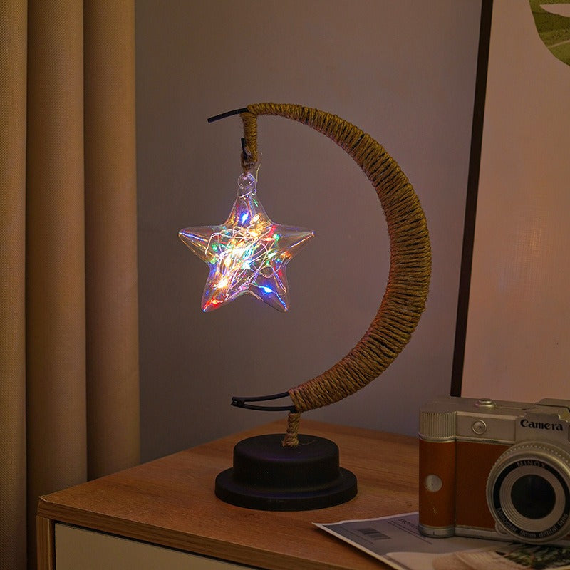 Soft Moon Glass Table Lamp
