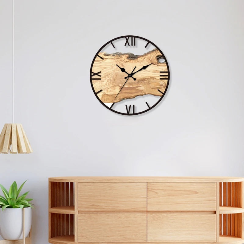 Clear Glass Modern Wall Clock - Glamry