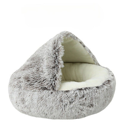 Soft Cat Bed & Warm Sleeper Bag Set