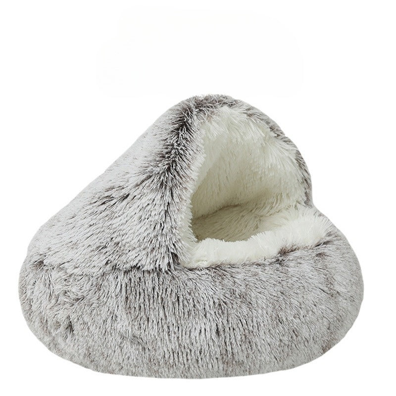 Soft Cat Bed & Warm Sleeper Bag Set