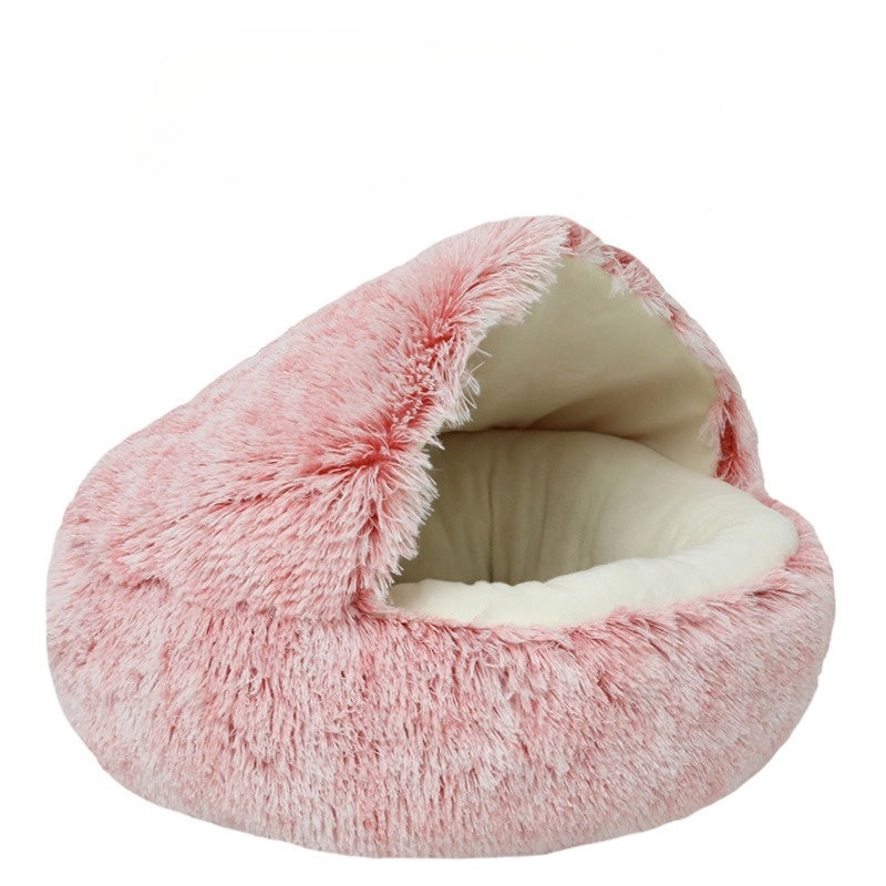 Soft Cat Bed & Warm Sleeper Bag Set