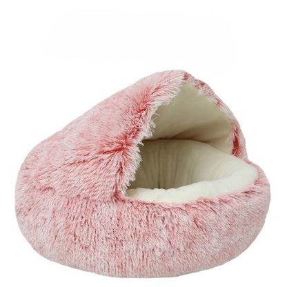 Soft Cat Bed & Warm Sleeper Bag Set