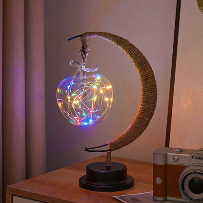 Soft Moon Glass Table Lamp