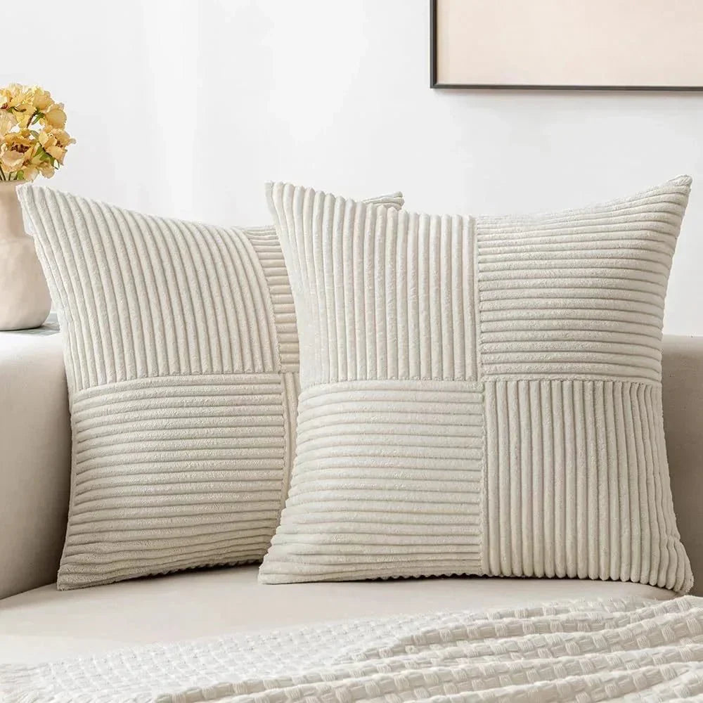 Plush Corduroy Pillow Covers