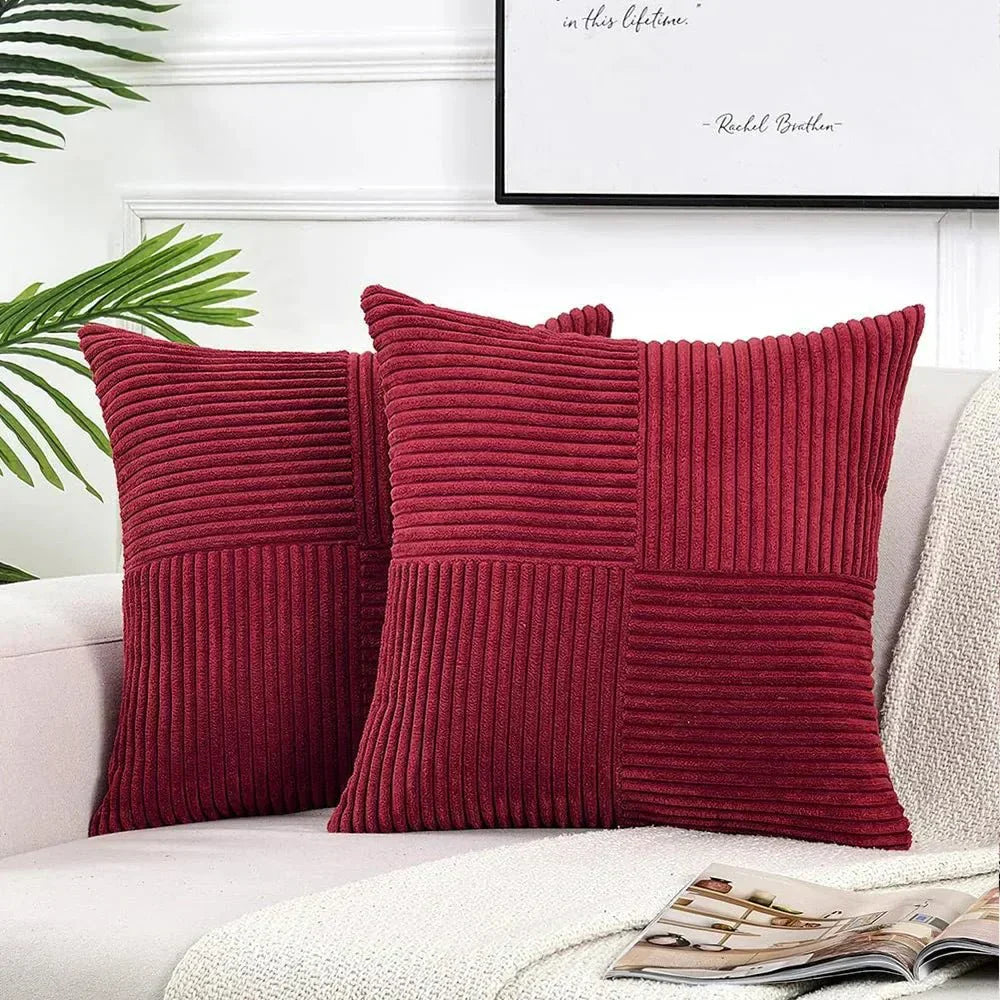 Plush Corduroy Pillow Covers