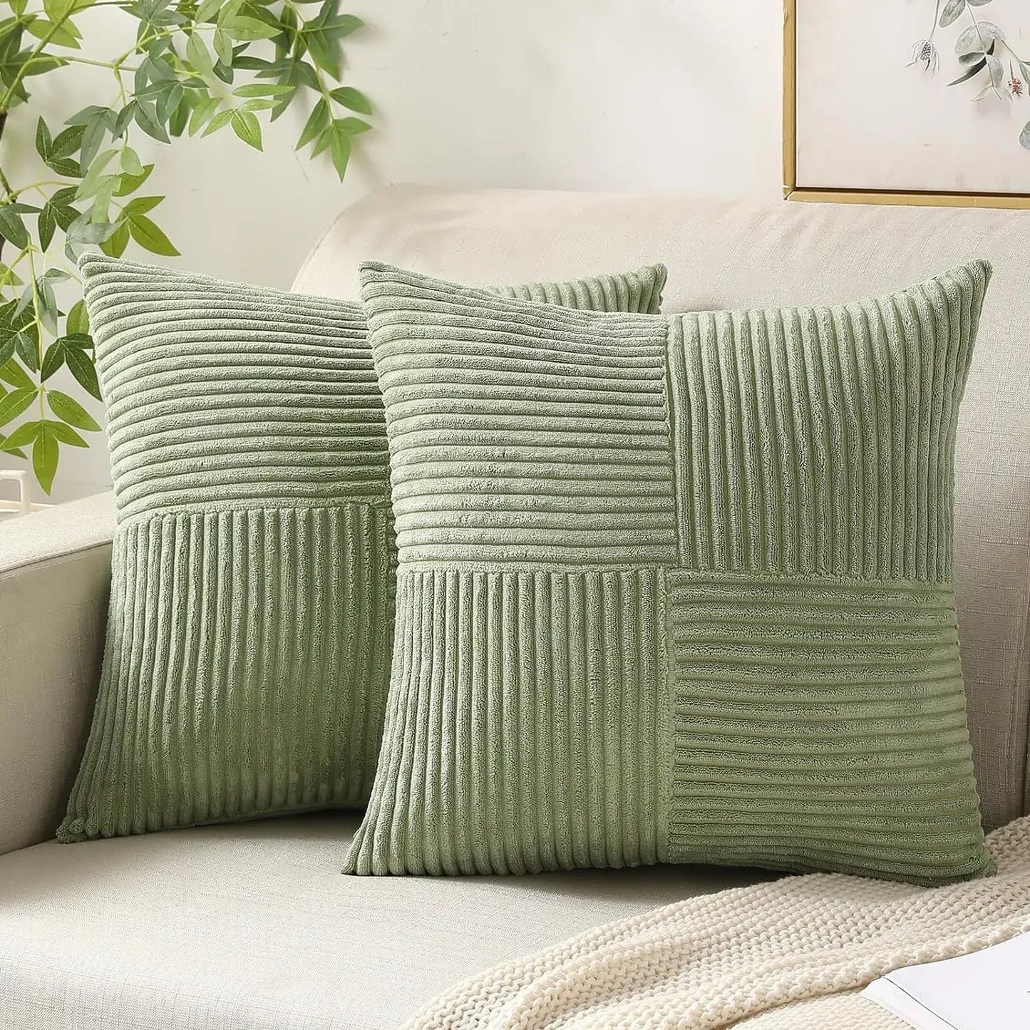 Plush Corduroy Pillow Covers - Glamry