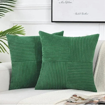 Plush Corduroy Pillow Covers