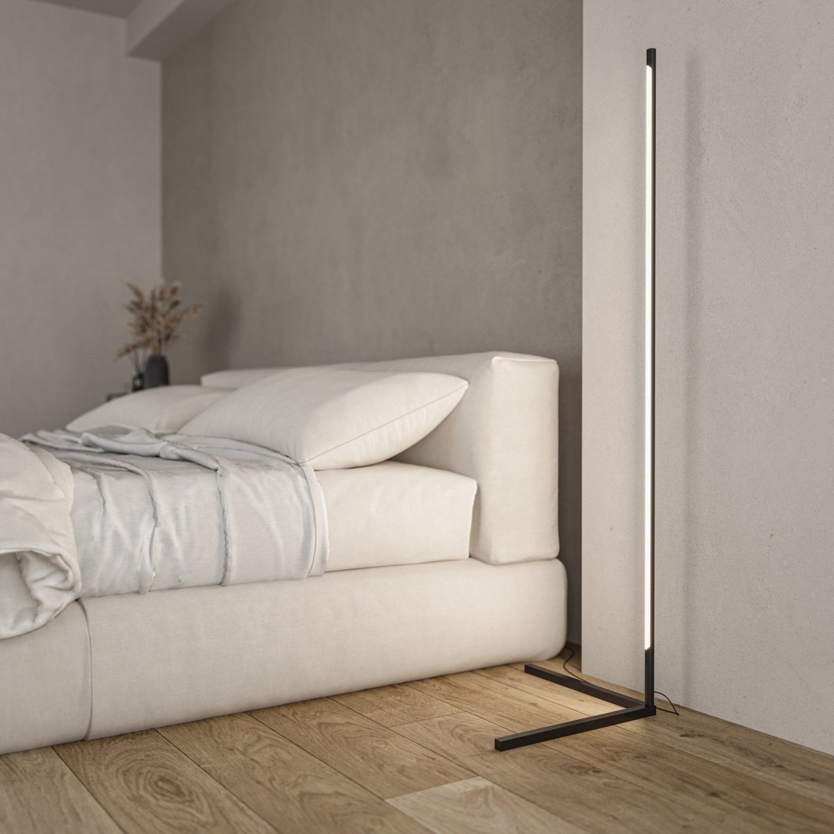 Bright Adjustable LED Floor Light with Remote Control