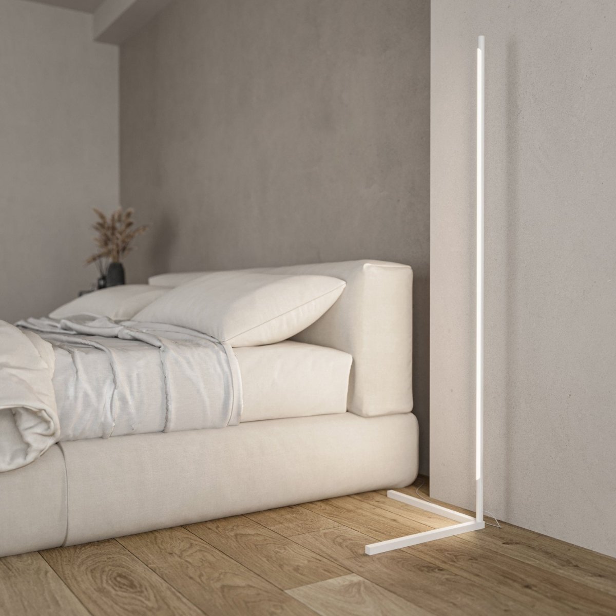 Bright Adjustable LED Floor Light with Remote Control