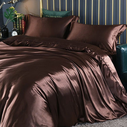 Soft Touch Satin Bedding Set with Cotton Finish