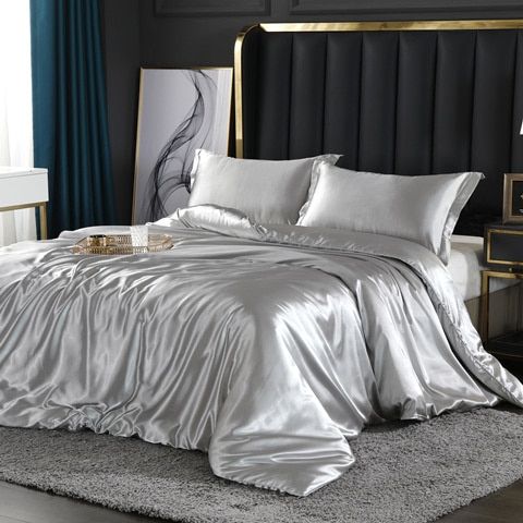 Soft Touch Satin Bedding Set with Cotton Finish
