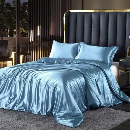 Soft Touch Satin Bedding Set with Cotton Finish