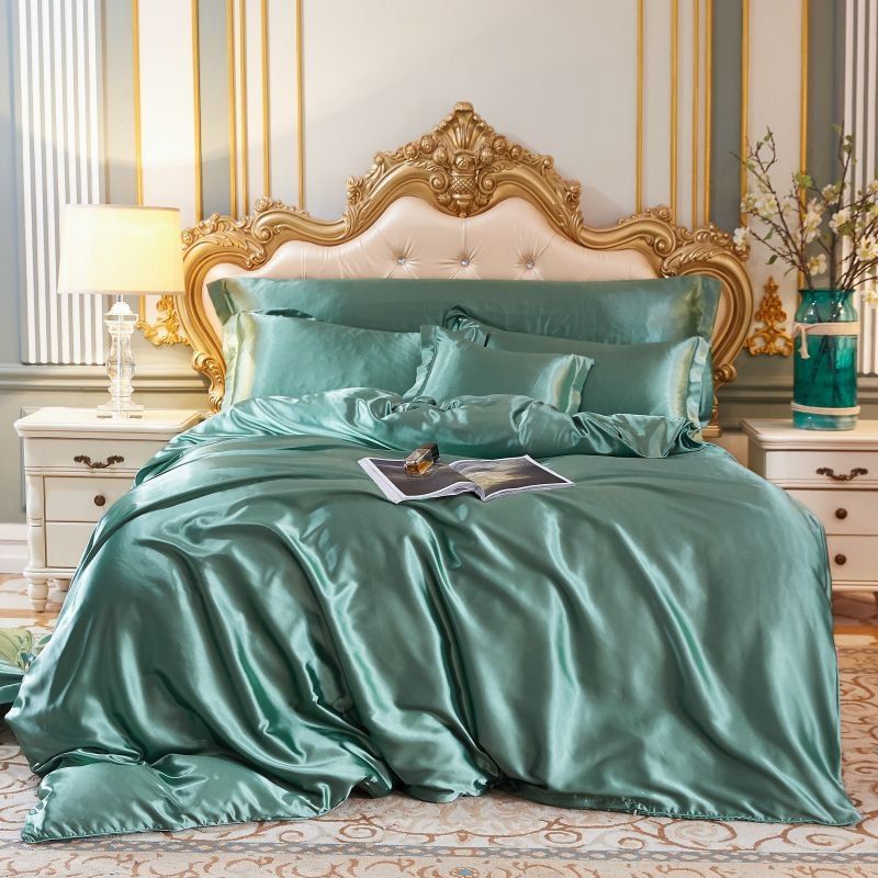 Soft Touch Satin Bedding Set with Cotton Finish
