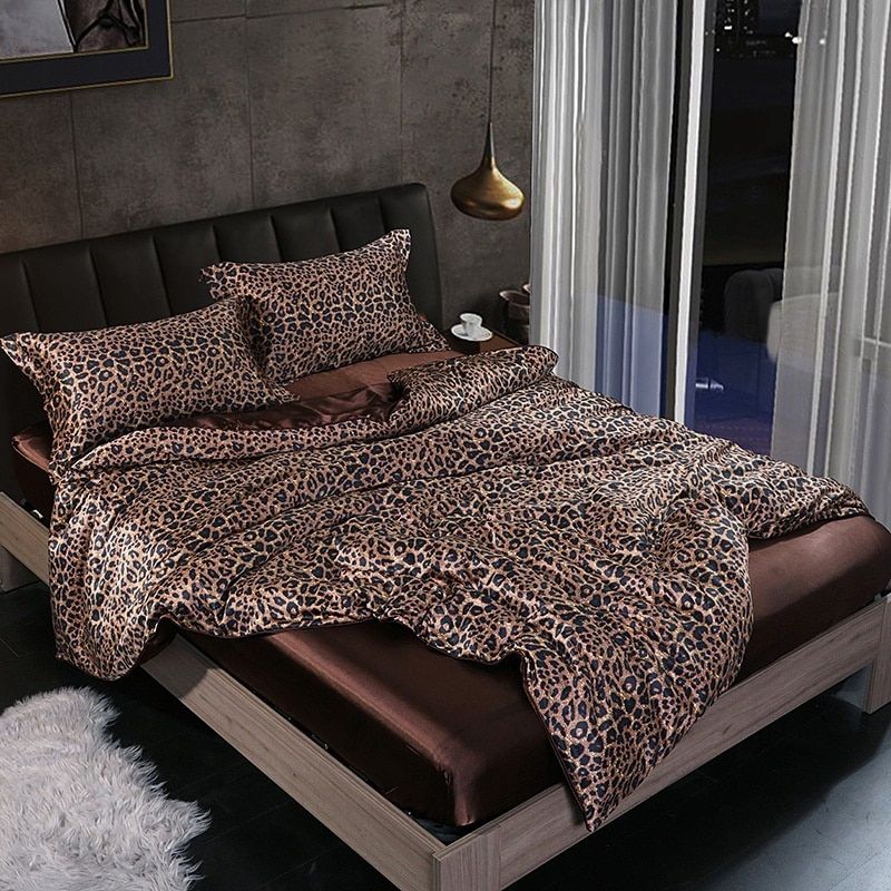 Soft 4-Piece Premium Silk Bed Set