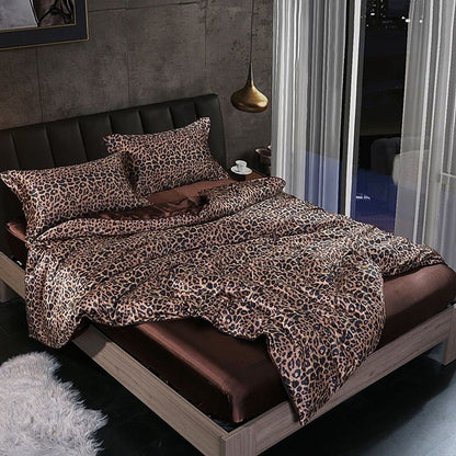 Soft 4-Piece Premium Silk Bed Set