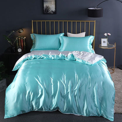 Soft 4-Piece Premium Silk Bed Set