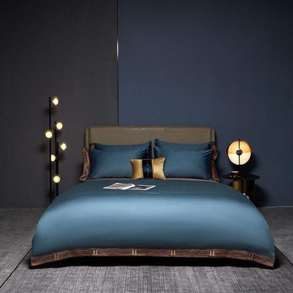 Luxurious Blue Bedding Set - Glamry