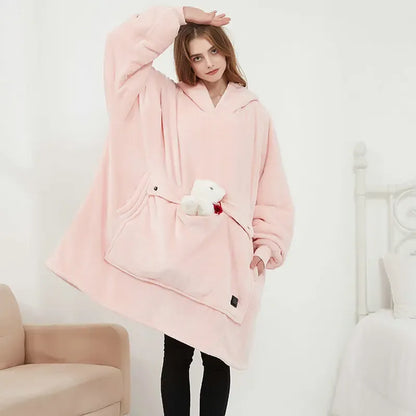 Soft Heated Hooded Blanket for Ultimate Cozy Warmth
