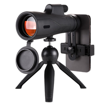 Compact High-Power Monocular Telescope