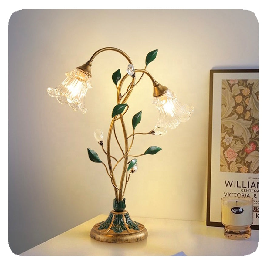 Floral Style Table Lamp with Nature Design - Glamry