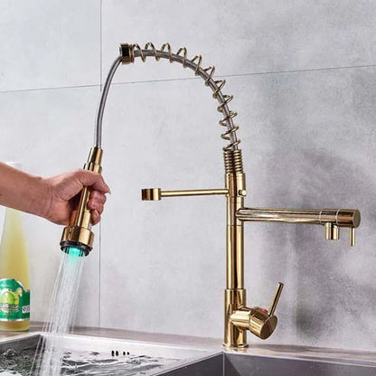 Dual Handle Kitchen Sink Faucet